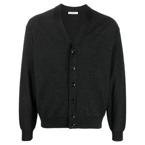 Lemaire Men Wool V-Necked Cardigan